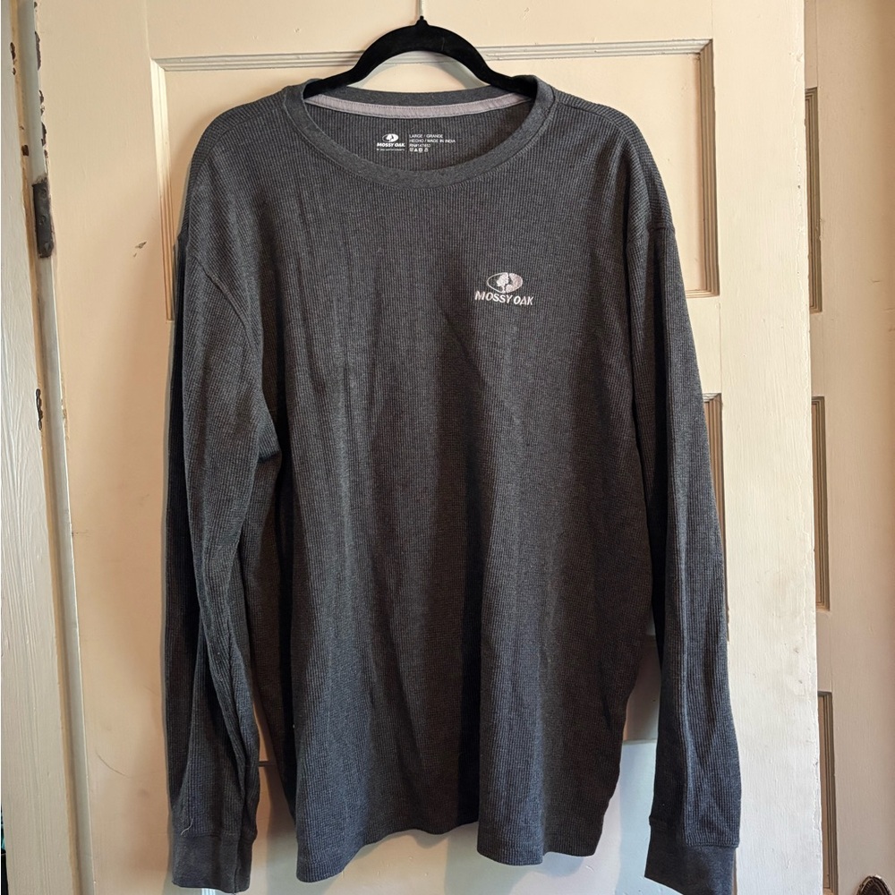 Mossy Oak Charcoal Long Sleeve Shirt